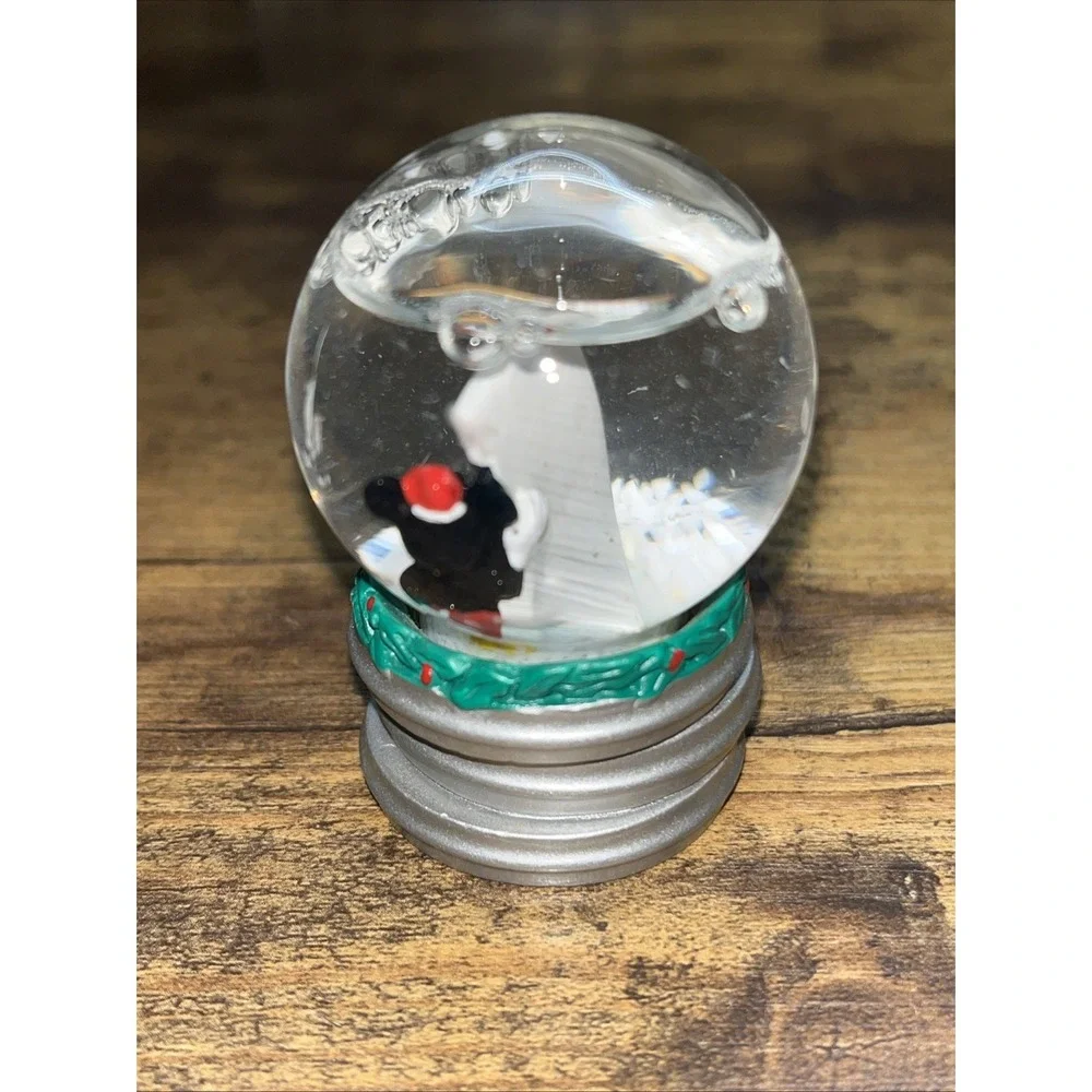 2004 Disney Mickey Mouse 75 Years Of Fun Snow Globe JCP 2 1/2